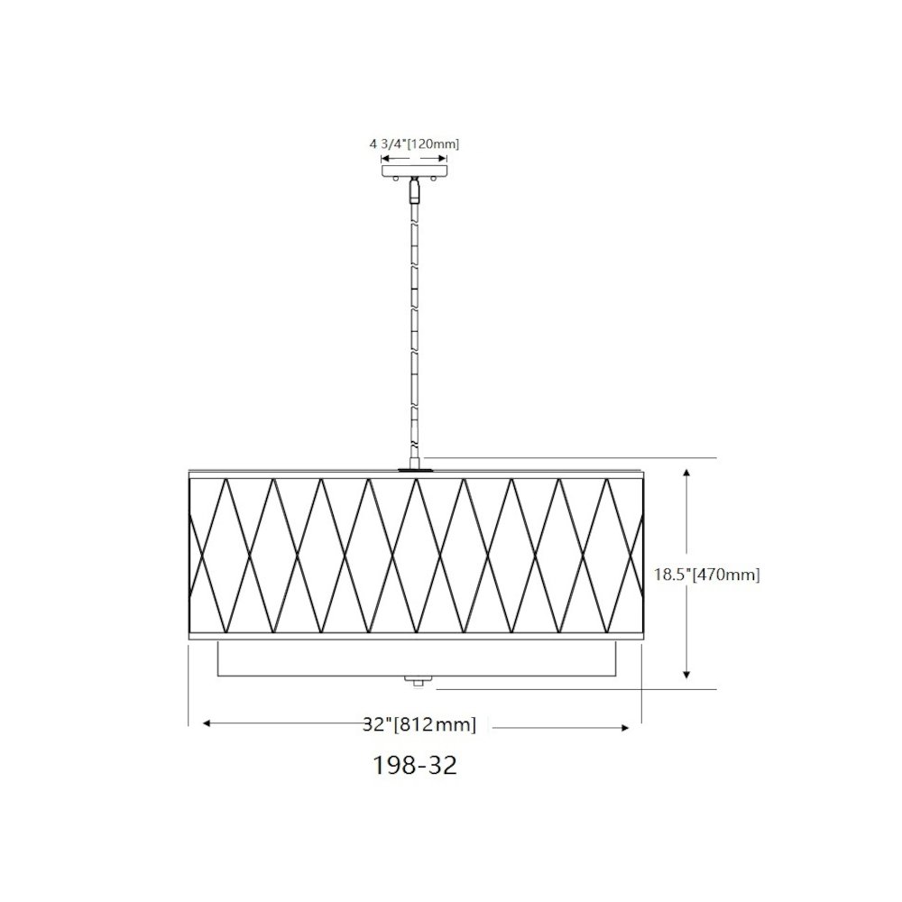 Z-Lite 5 Light Pendant. Picture 8