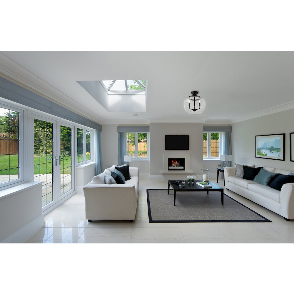 Z-Lite 3 Light Semi Flush Mount. Picture 7