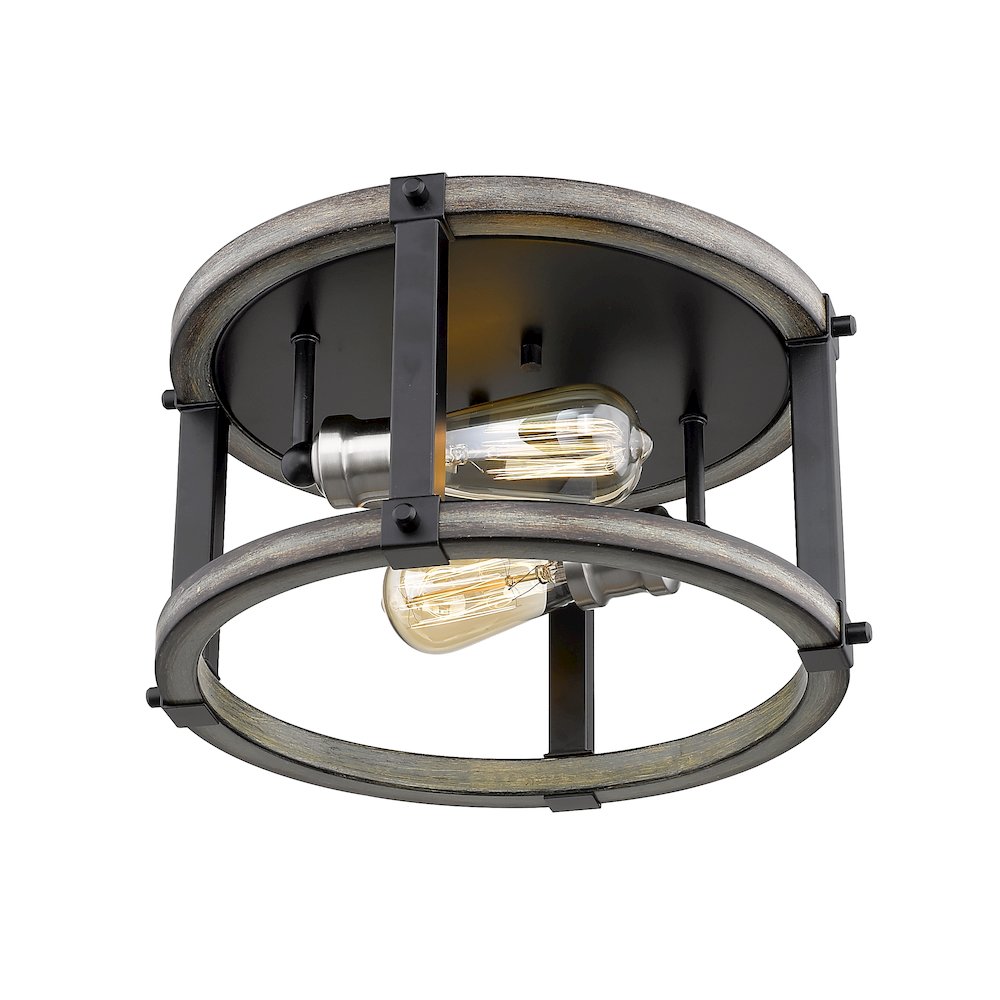 Z-Lite 2 Light Flush Mount. Picture 2