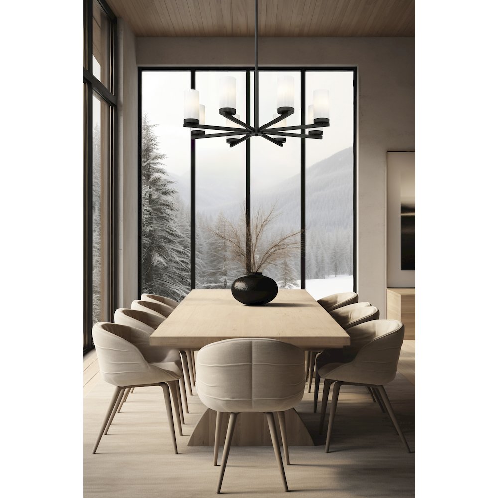 Z-Lite 8 Light Chandelier. Picture 7