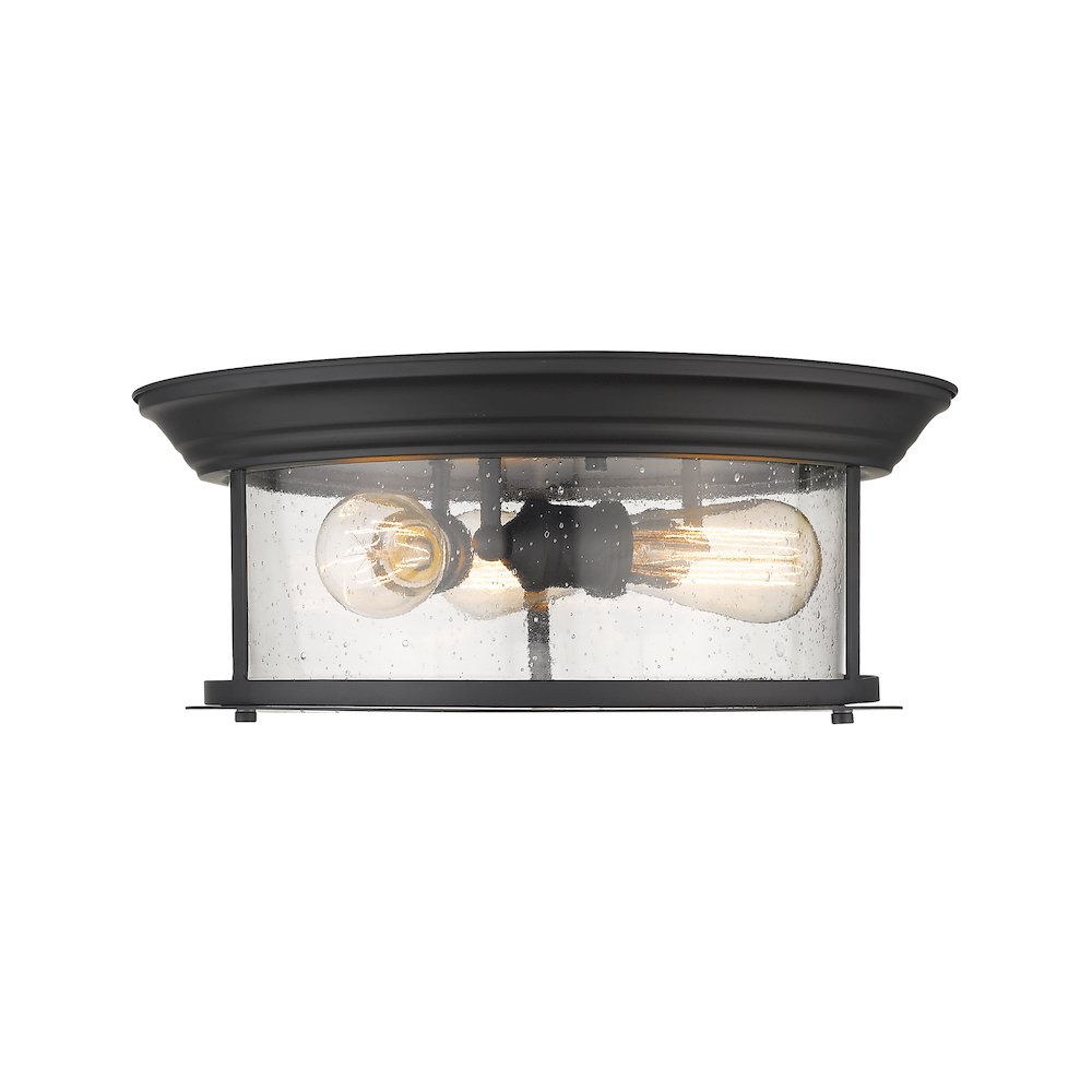 Z-Lite 3 Light Flush Mount. Picture 2