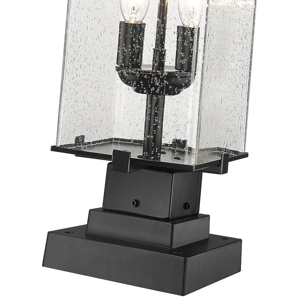 Z-Lite 2 Light Outdoor Pier Mounted Fixture. Picture 4