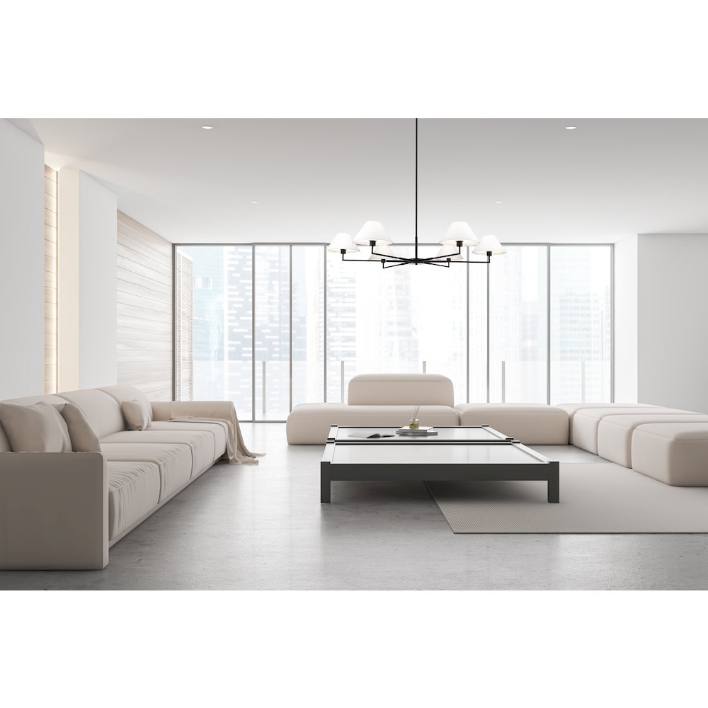 Z-Lite 6 Light Chandelier. Picture 6