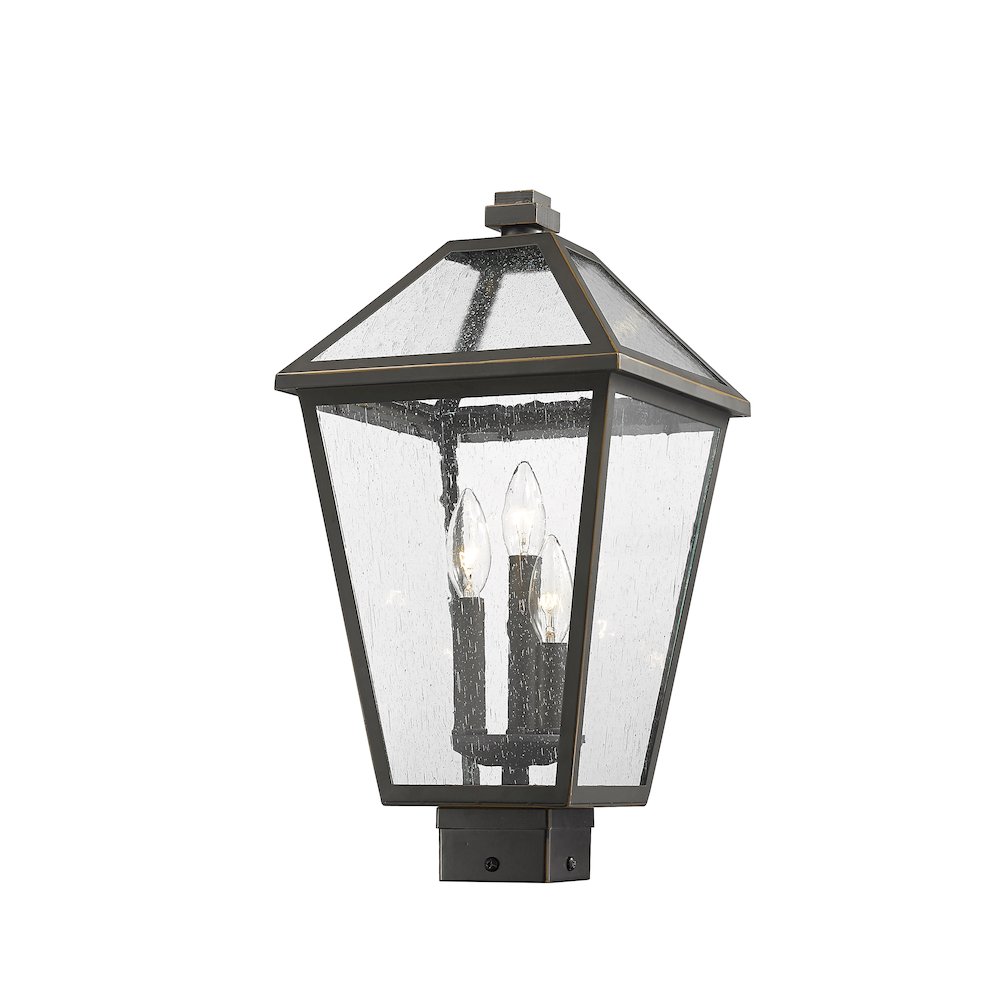 Z-Lite 3 Light Outdoor Post Mount Fixture. Picture 2