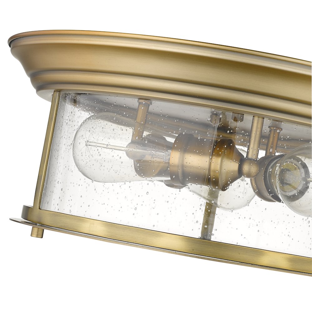 Z-Lite 3 Light Flush Mount. Picture 4
