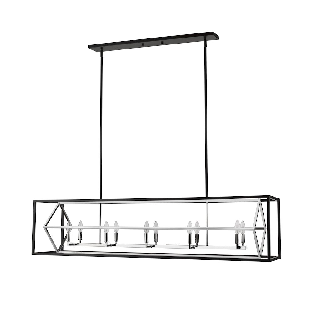 Z-Lite 10 Light Linear Chandelier. Picture 5