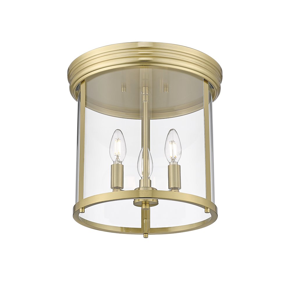 Z-Lite 3 Light Flush Mount. Picture 3