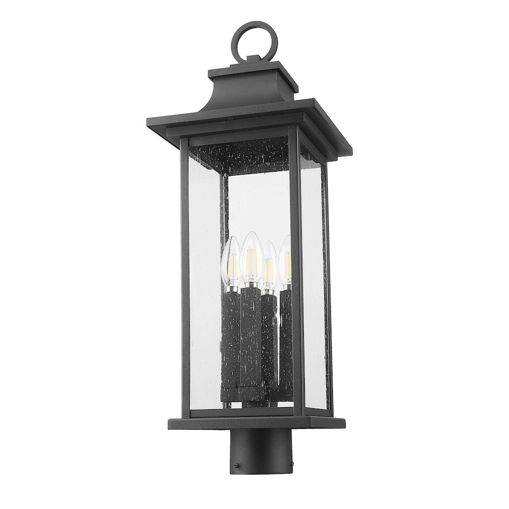 Z-Lite 4 Light Outdoor Post Mount Fixture. Picture 5