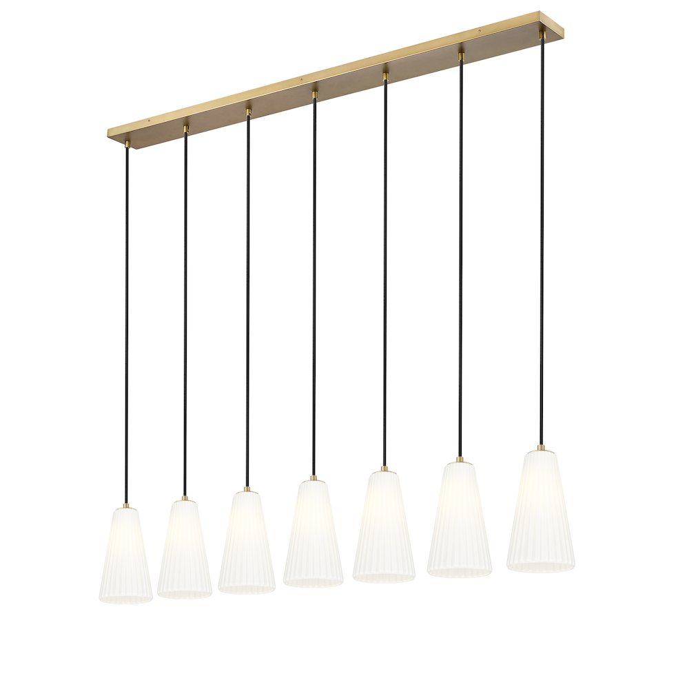 Z-Lite 7 Light Linear Chandelier. Picture 3