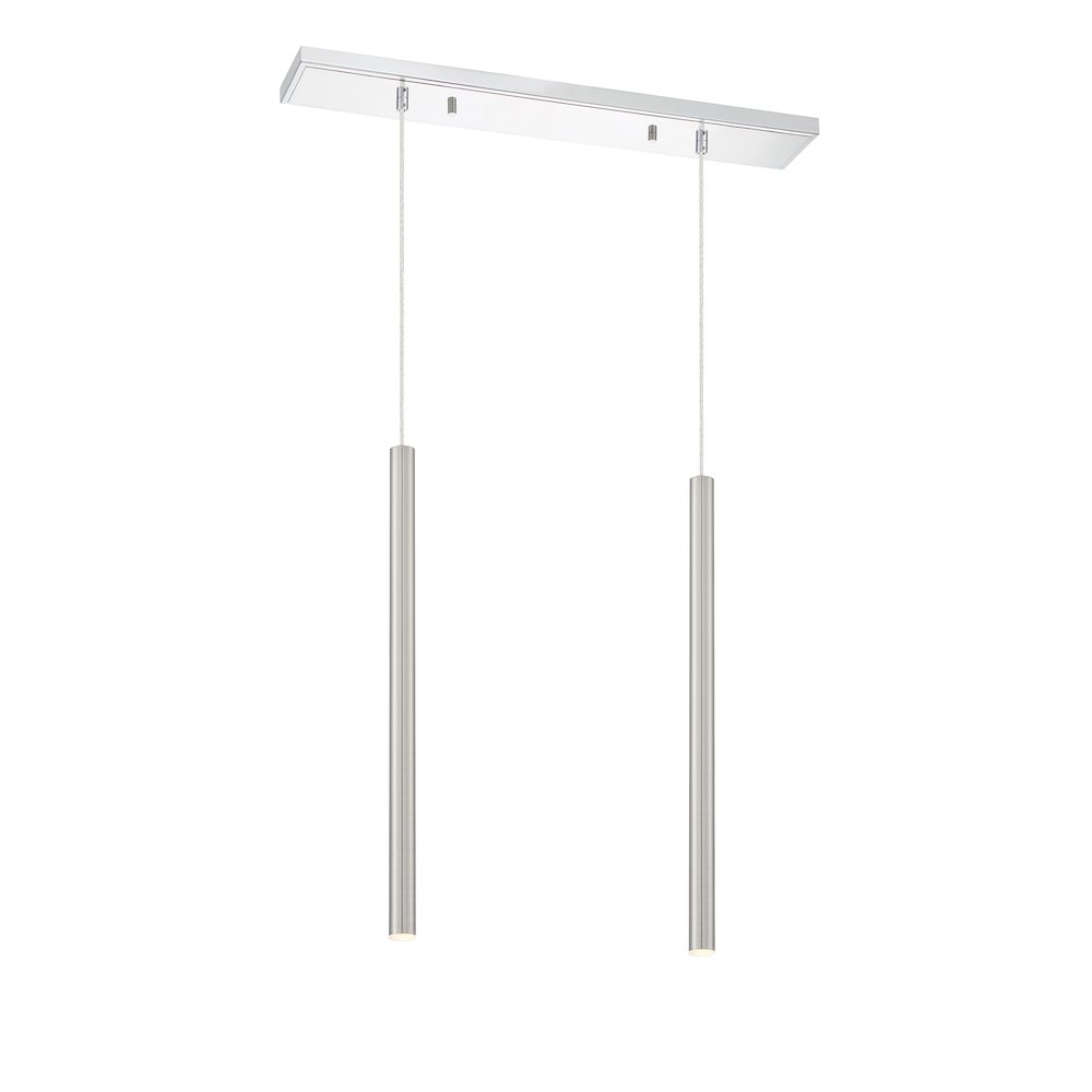 Z-Lite 2 Light Linear Chandelier. Picture 2