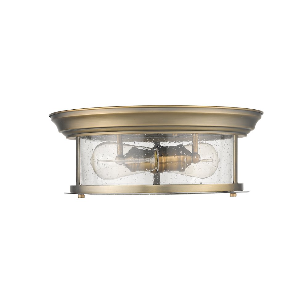 Z-Lite 2 Light Flush Mount. Picture 5