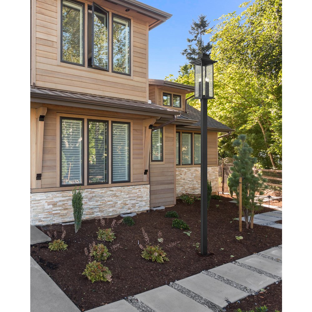 Z-Lite 4 Light Outdoor Post Mounted Fixture. Picture 7