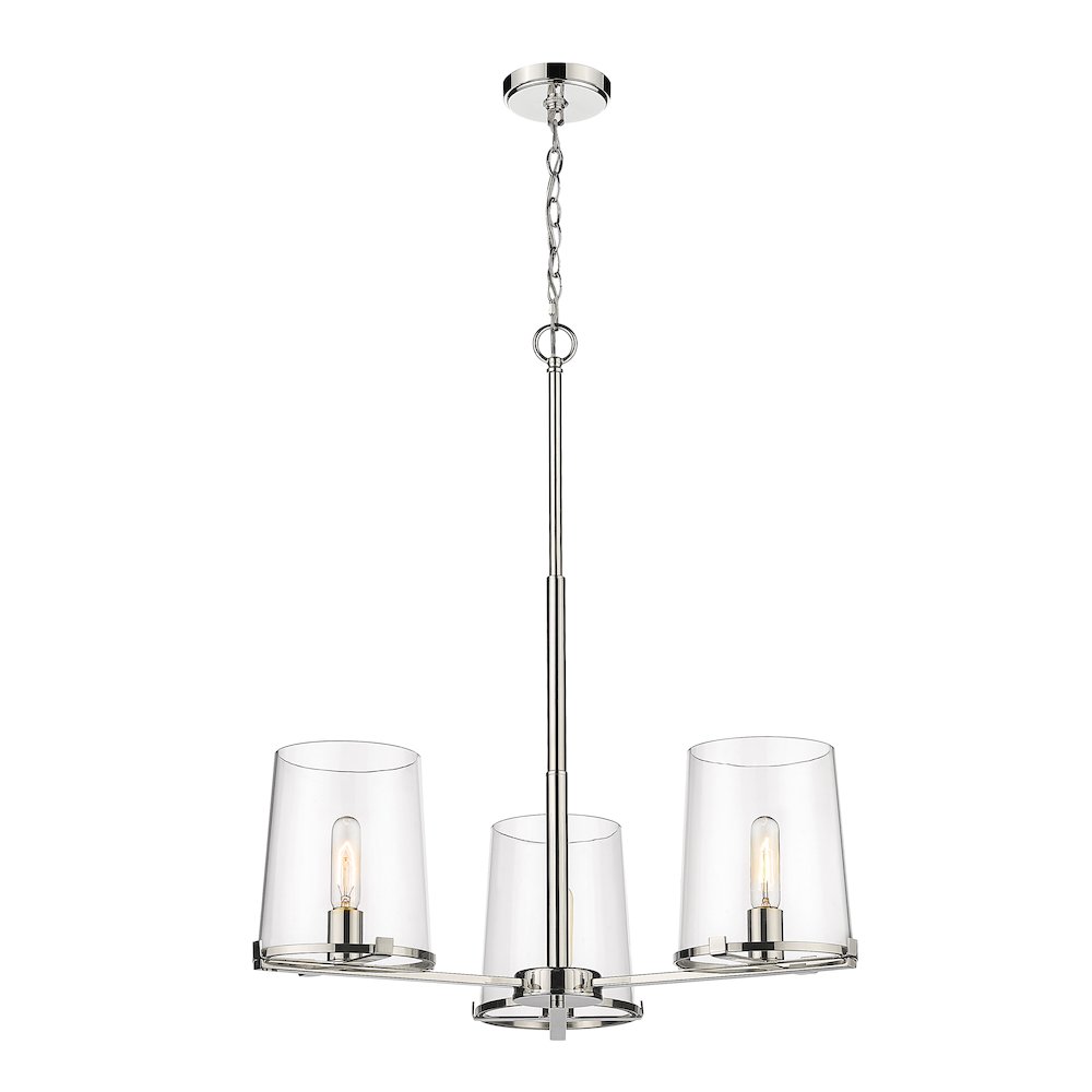 Z-Lite 3 Light Chandelier. Picture 1