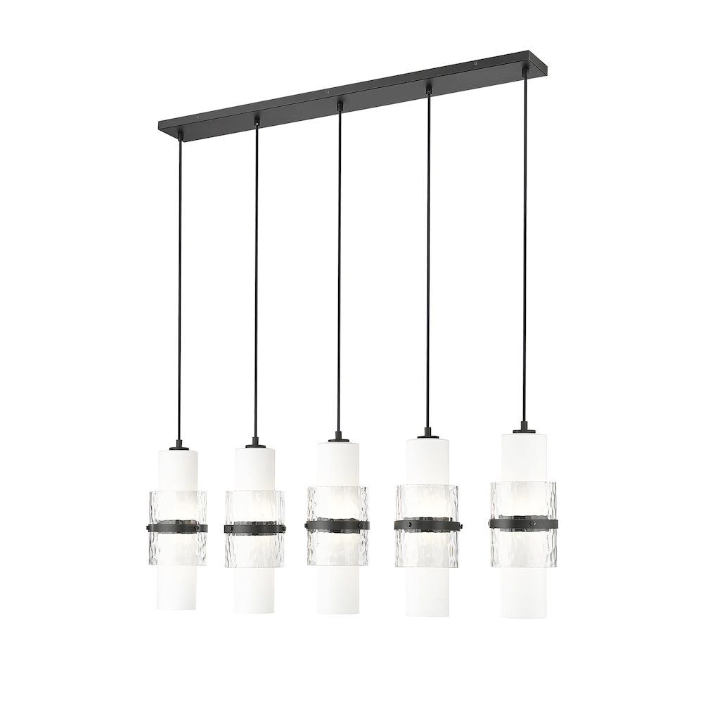Z-Lite 5 Light Linear Chandelier. Picture 1