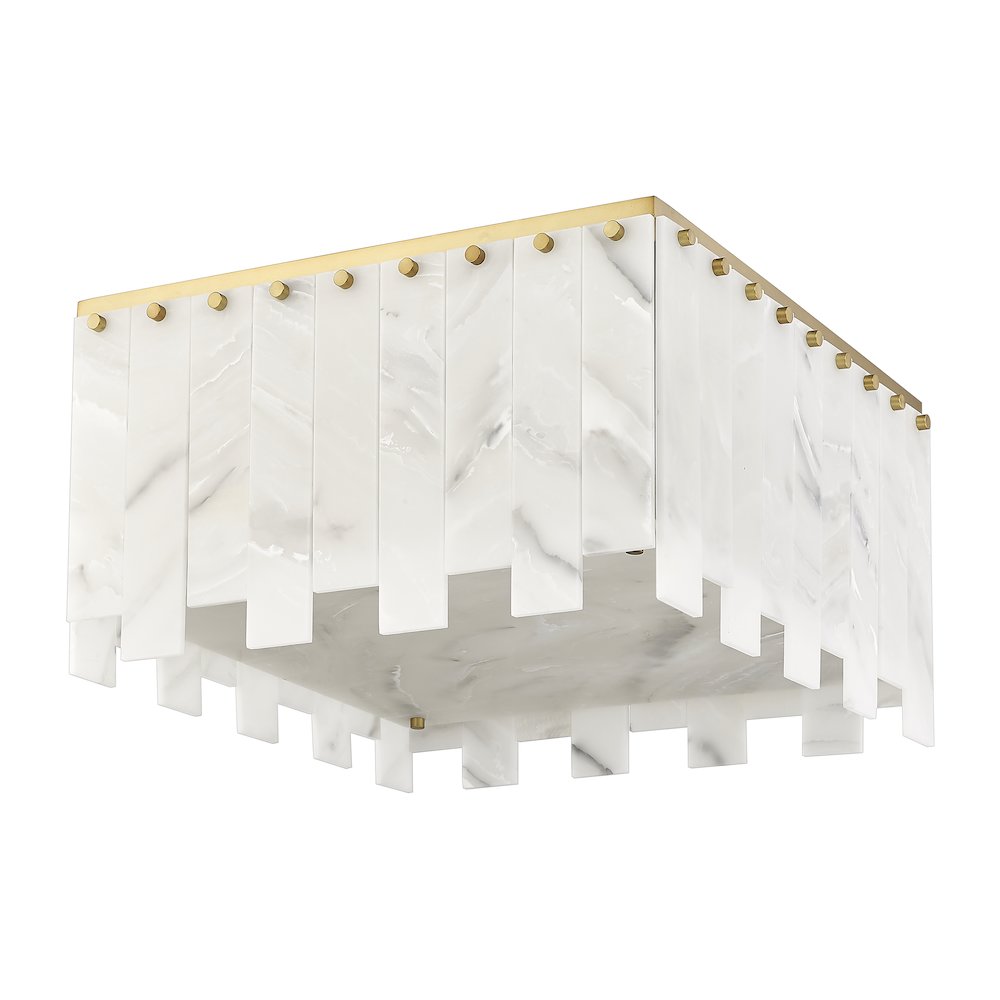 Z-Lite 9 Light Flush Mount. Picture 5