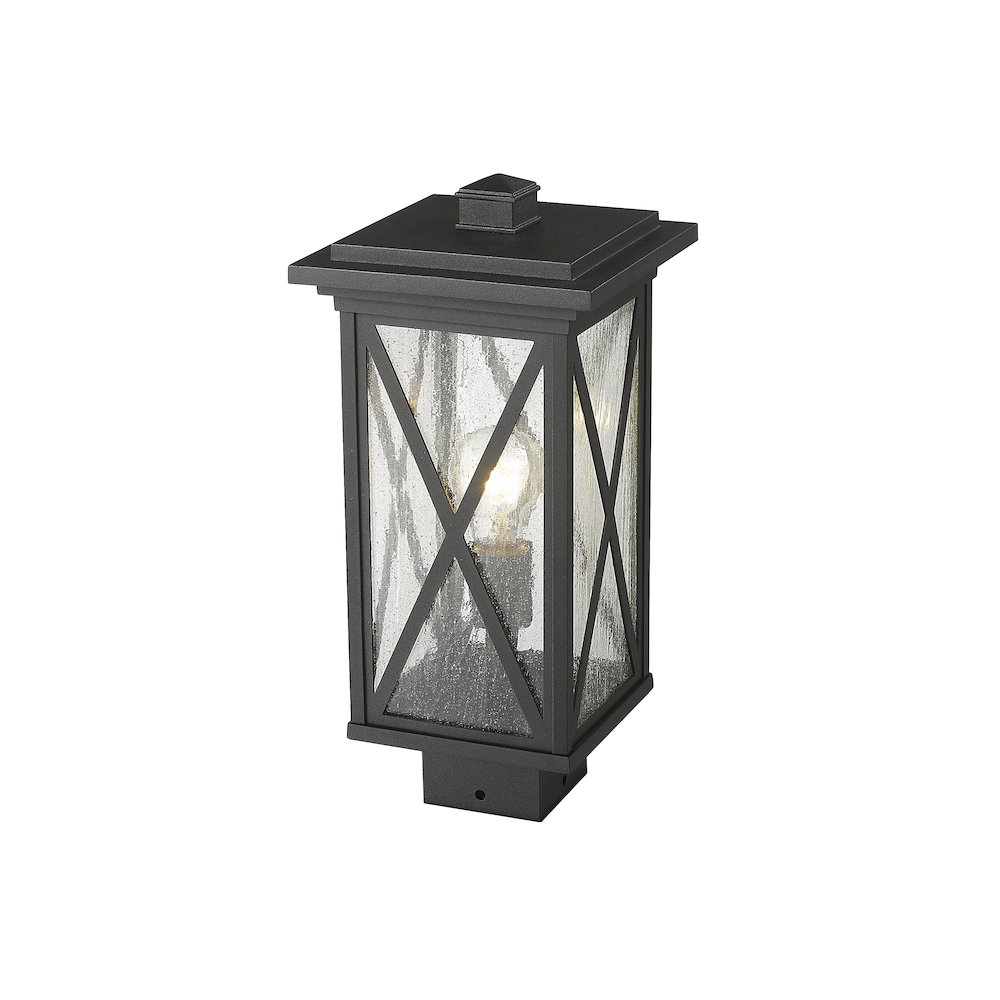 Z-Lite 1 Light Outdoor Post Mount Fixture. Picture 3