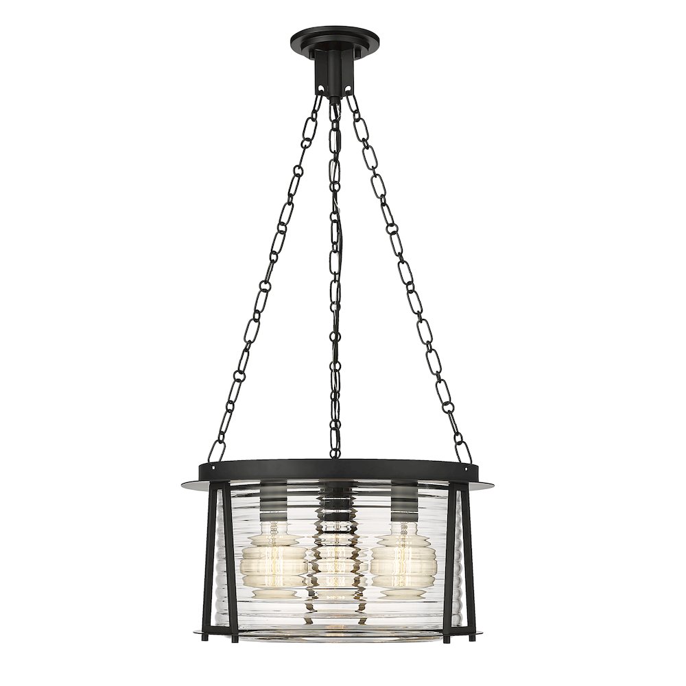 Z-Lite 3 Light Pendant. Picture 1