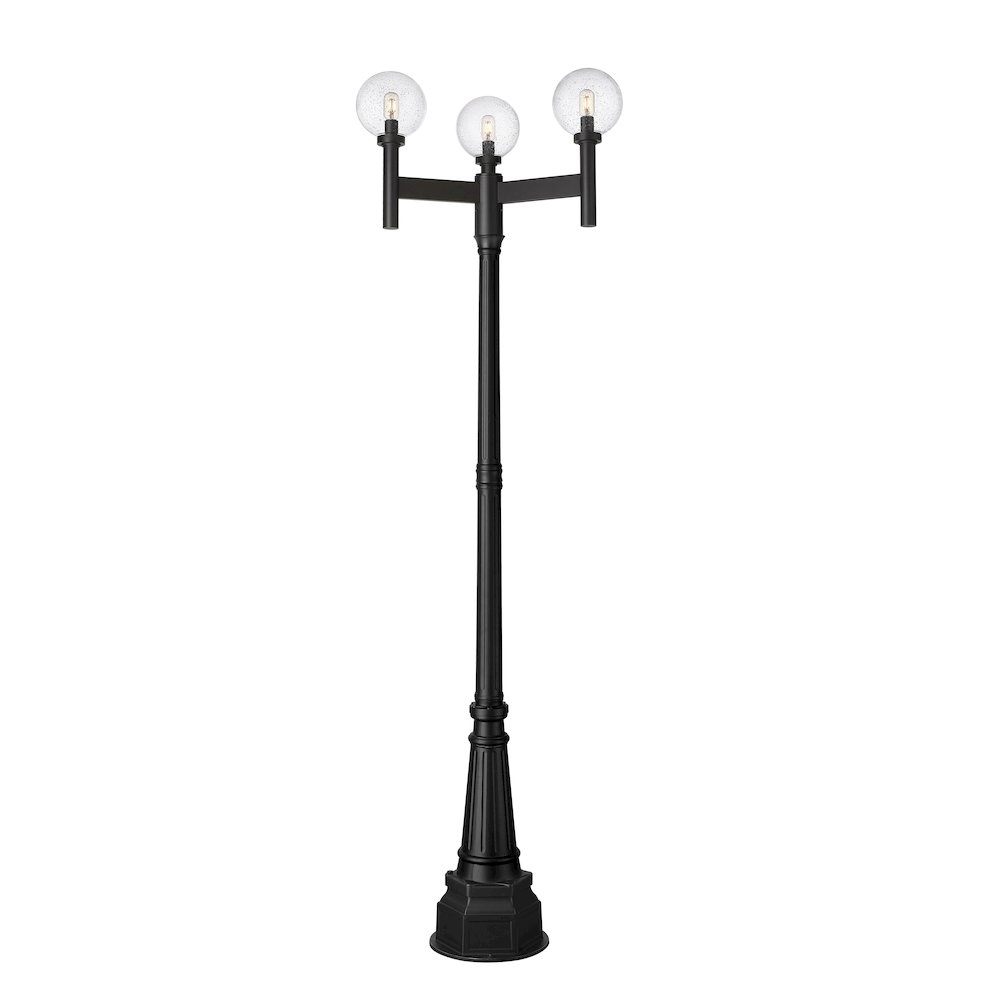 Z-Lite 3 Light Outdoor Post Mount Fixture. Picture 2