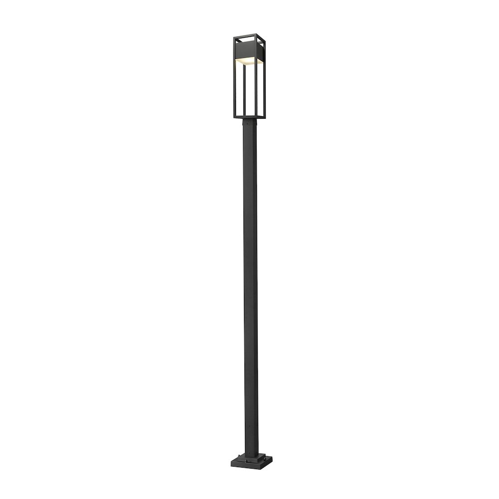 Z-Lite 1 Light Outdoor Post Mounted Fixture. Picture 1