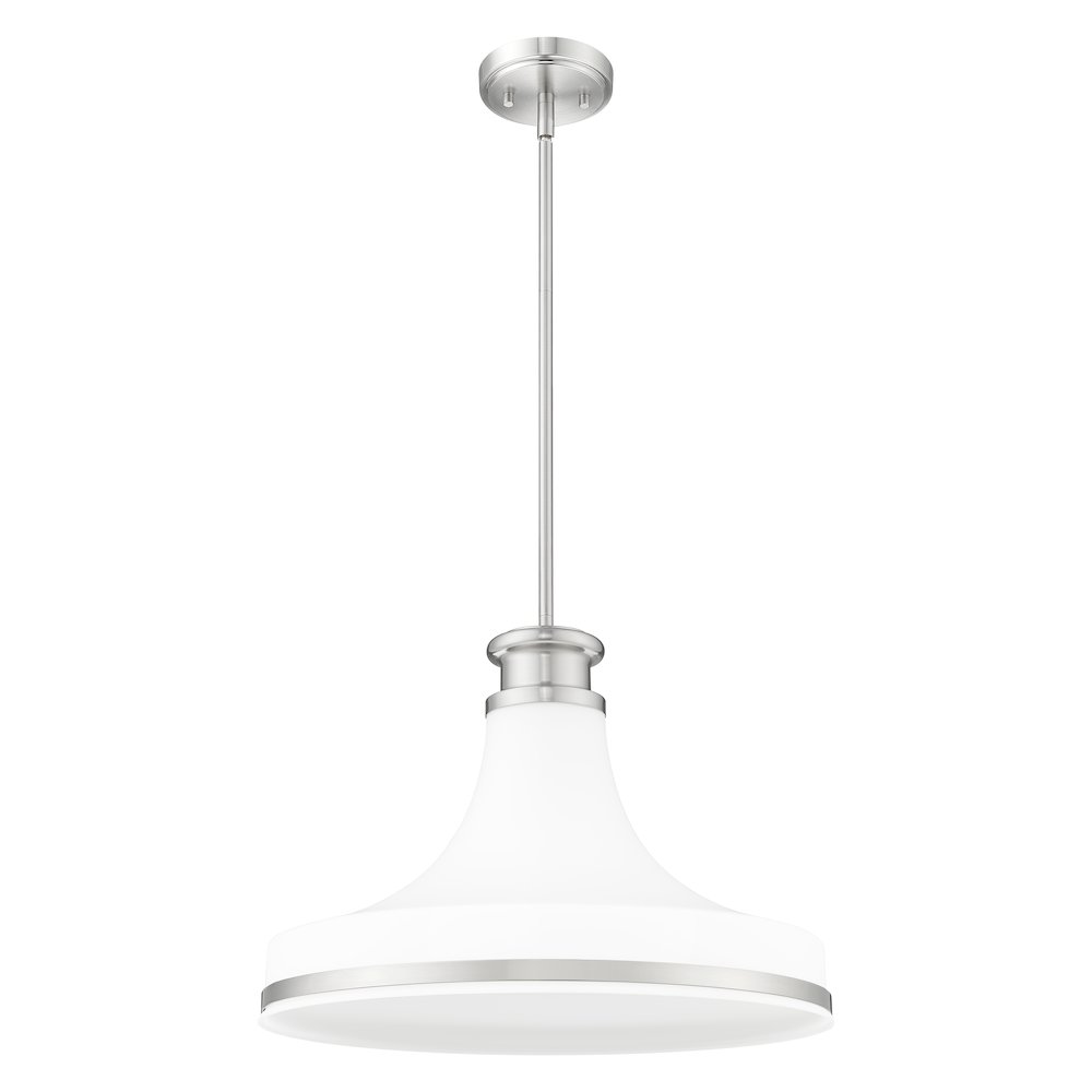 Z-Lite 1 Light Pendant, Brushed Nickel. Picture 7