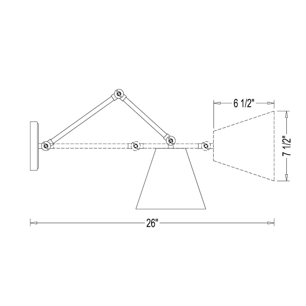 Z-Lite 1 Light Wall Sconce. Picture 8