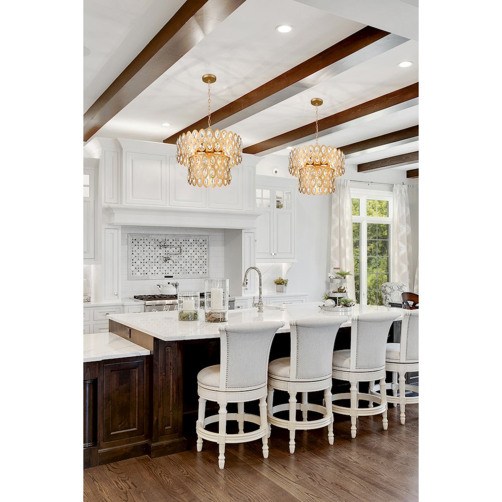 Z-Lite 5 Light Pendant. Picture 6