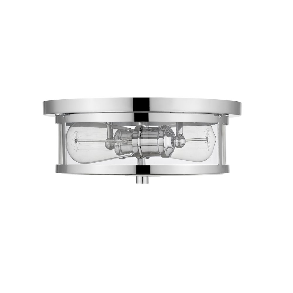 Z-Lite 2 Light Flush Mount. Picture 4