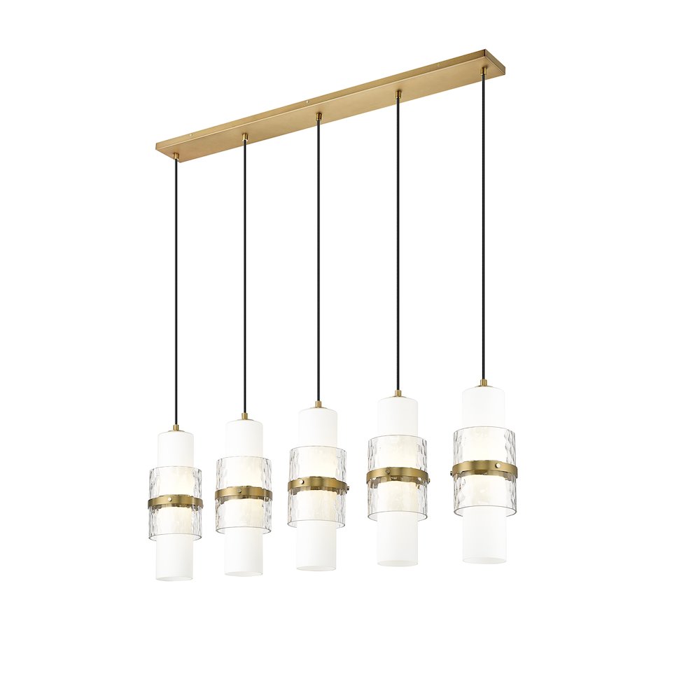 Z-Lite 5 Light Linear Chandelier. Picture 3