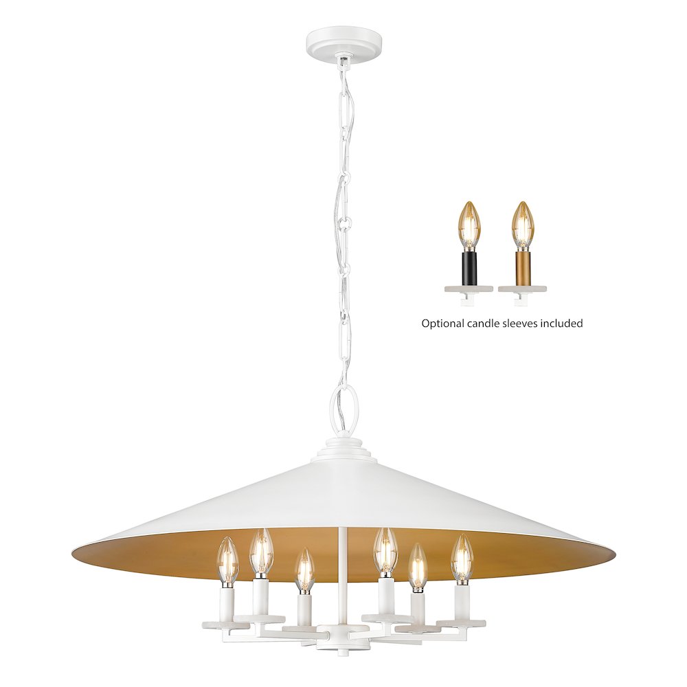 Z-Lite 6 Light Pendant. Picture 1