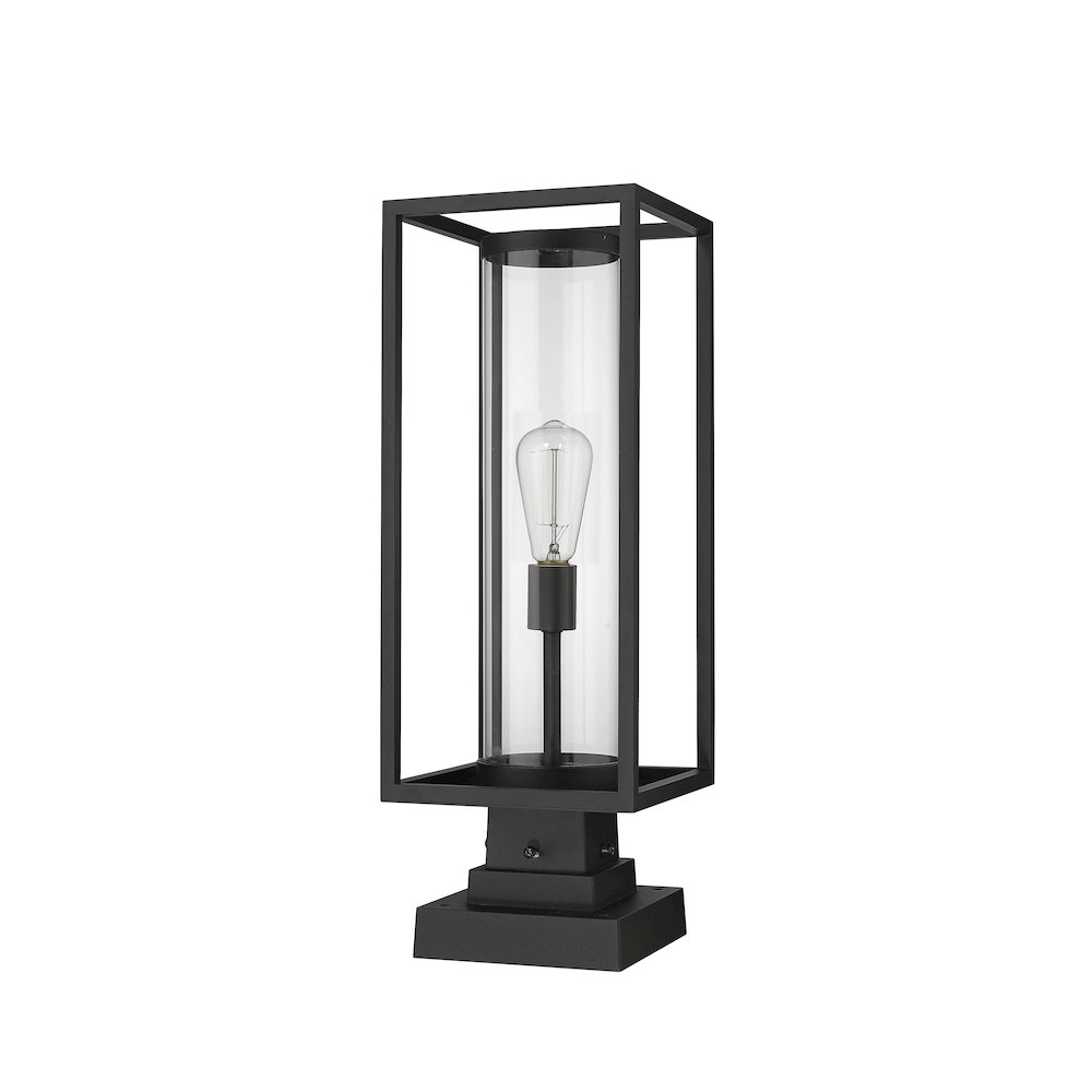Z-Lite 1 Light Outdoor Pier Mounted Fixture. Picture 5