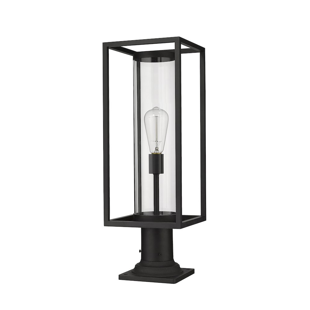Z-Lite 1 Light Outdoor Pier Mounted Fixture. Picture 5