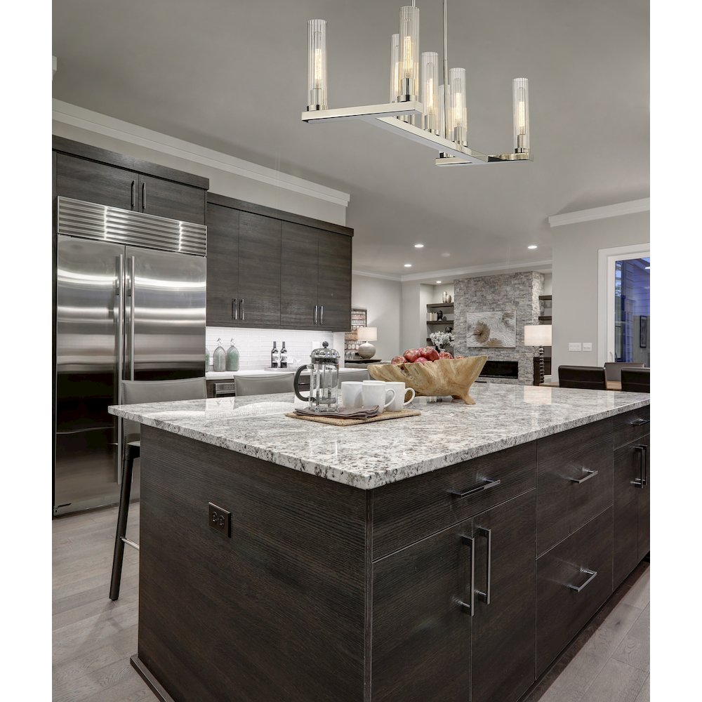Z-Lite 7 Light Linear Chandelier. Picture 7