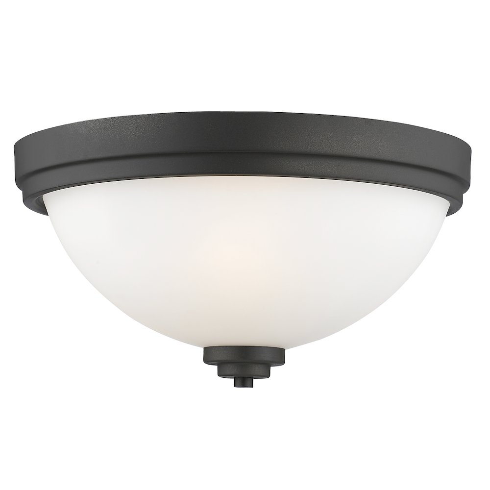 Z-Lite 3 Light Flush Mount. Picture 1