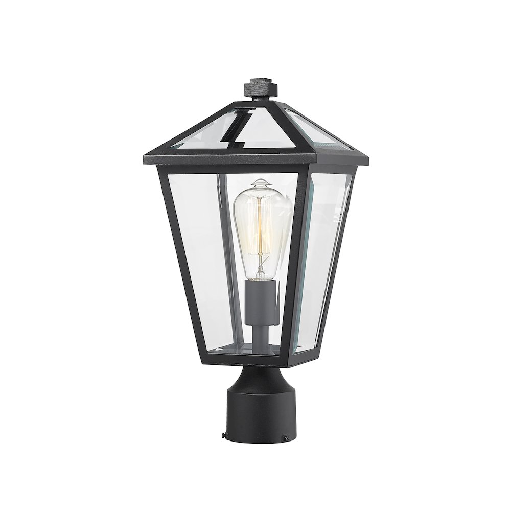 Z-Lite 1 Light Outdoor Post Mount Fixture. Picture 1
