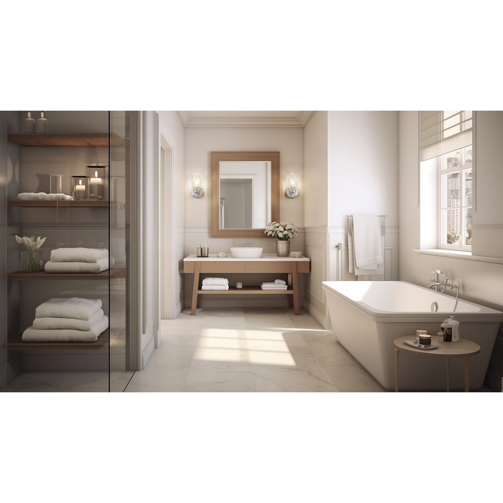 Z-Lite 1 Light Wall Sconce, Brushed Nickel. Picture 6