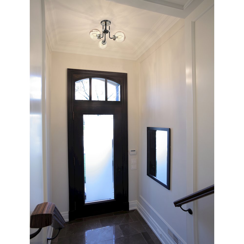 Z-Lite 3 Light Semi Flush Mount. Picture 7