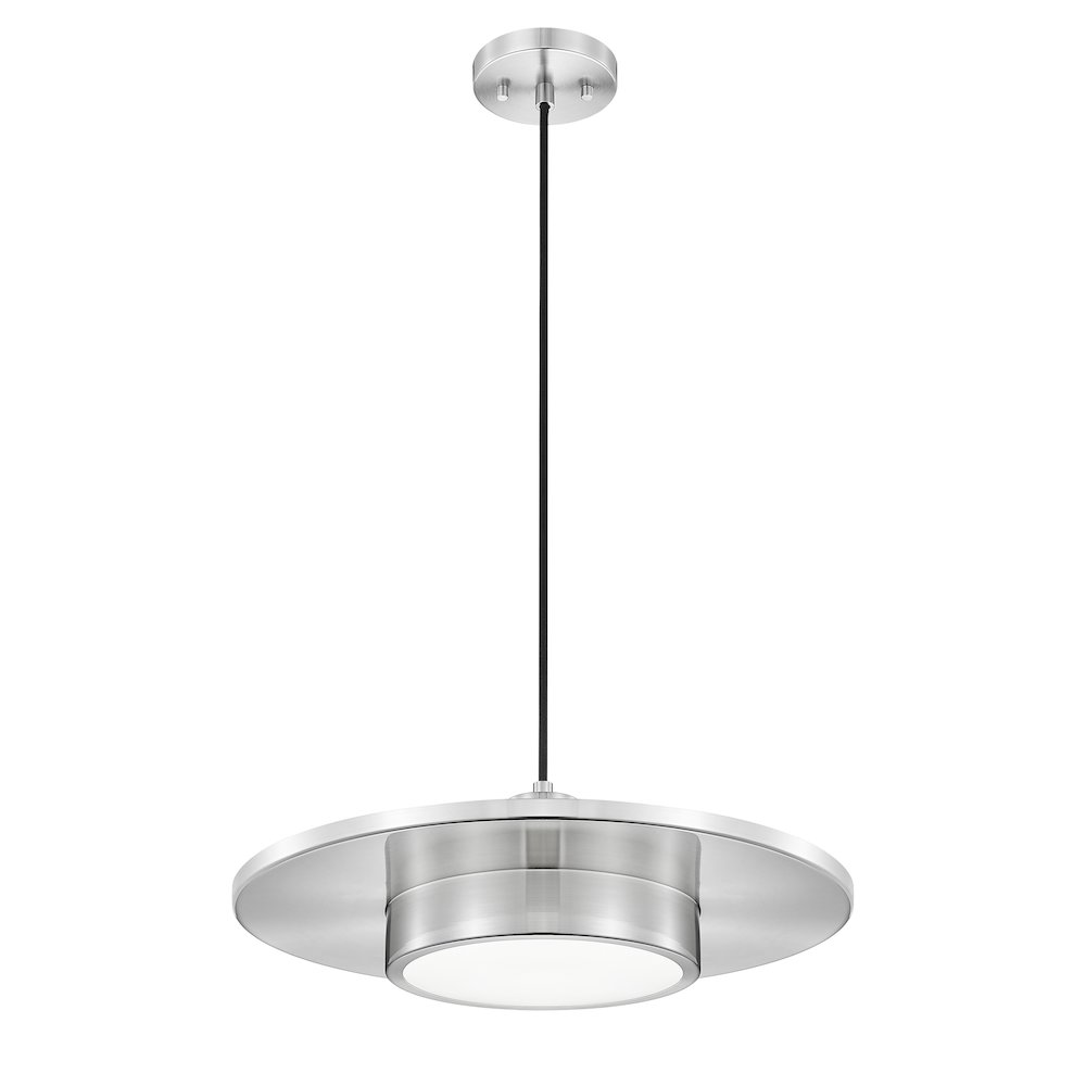Z-Lite 1 Light Pendant, Brushed Nickel. Picture 3