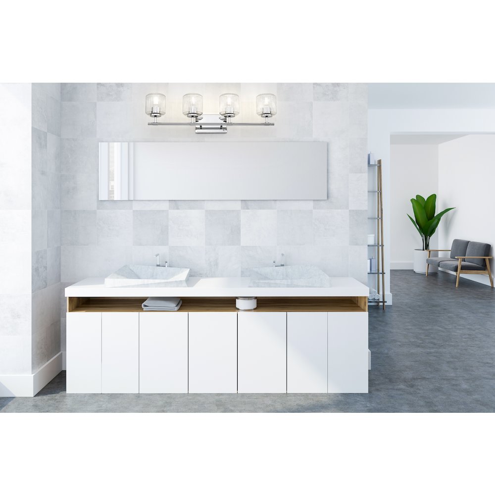 Z-Lite 4 Light Vanity. Picture 6