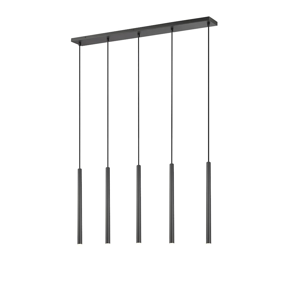 Z-Lite 5 Light Linear Chandelier. Picture 3