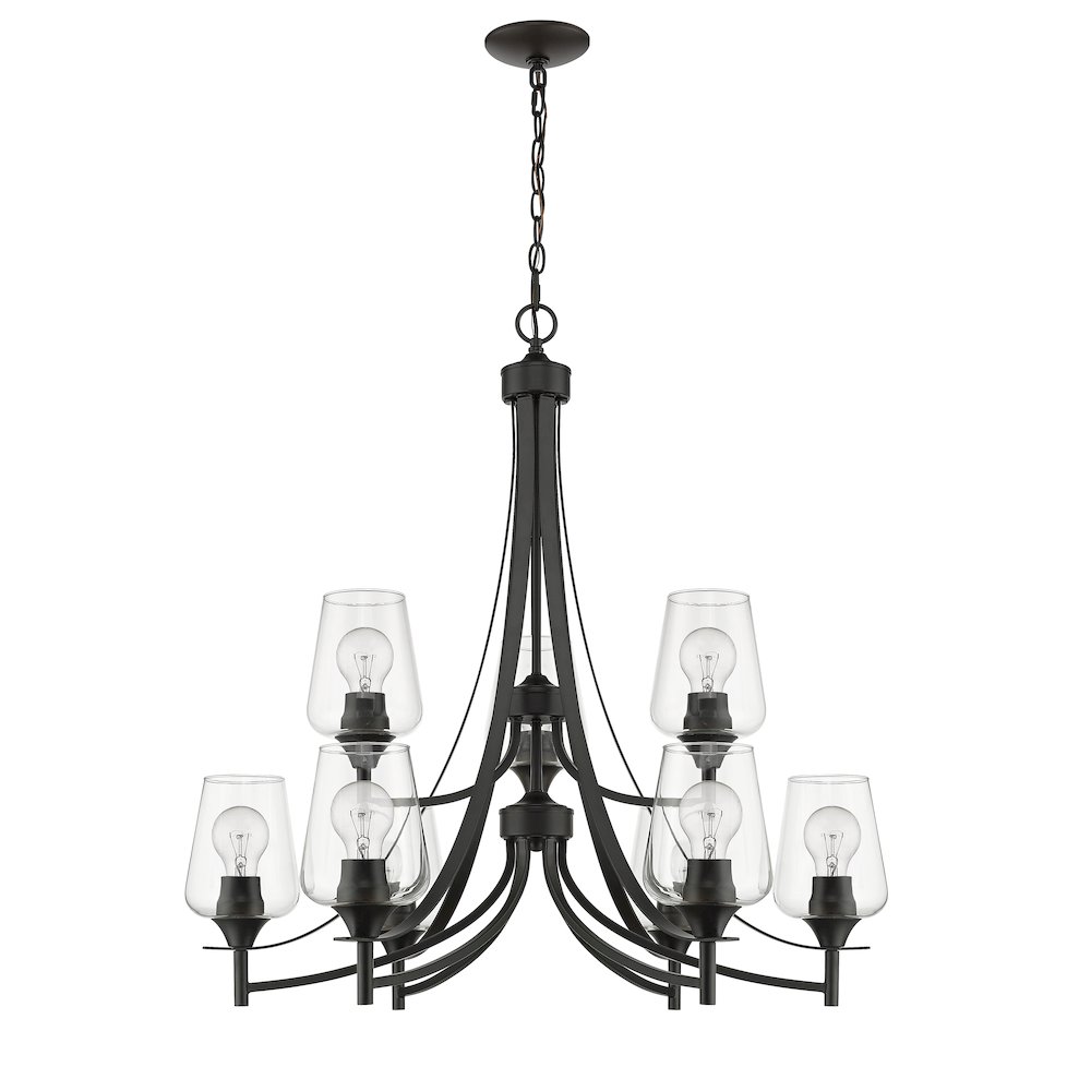 Z-Lite 9 Light Chandelier. Picture 5