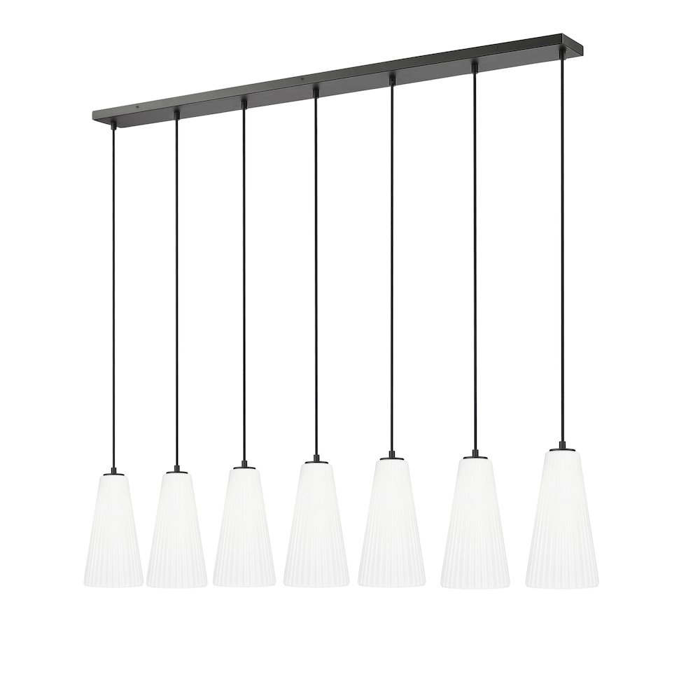 Z-Lite 7 Light Linear Chandelier. Picture 5