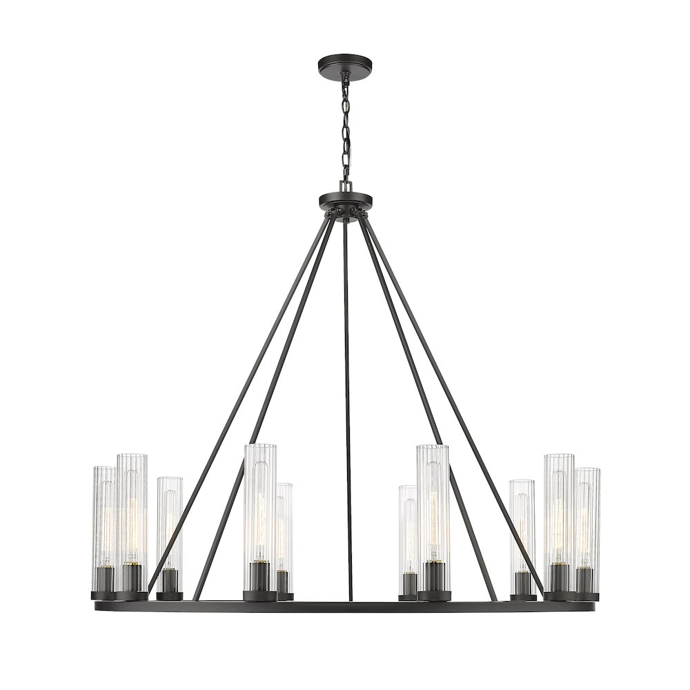 Z-Lite 10 Light Chandelier. Picture 2