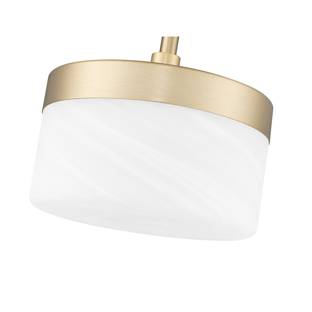Z-Lite 1 Light Wall Sconce, Modern Gold. Picture 4