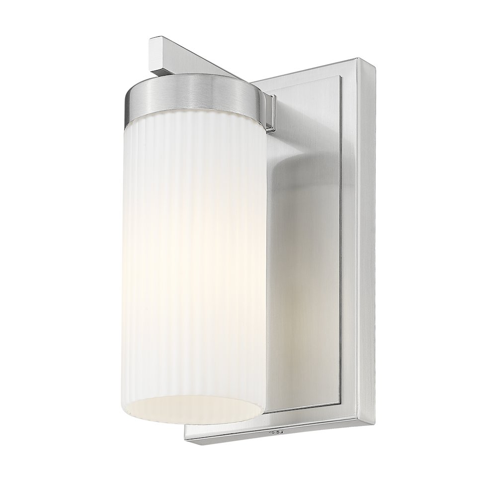 Z-Lite Danica 1 Light Wall Sconce in Brushed Nickel color, Steel frame. Picture 2