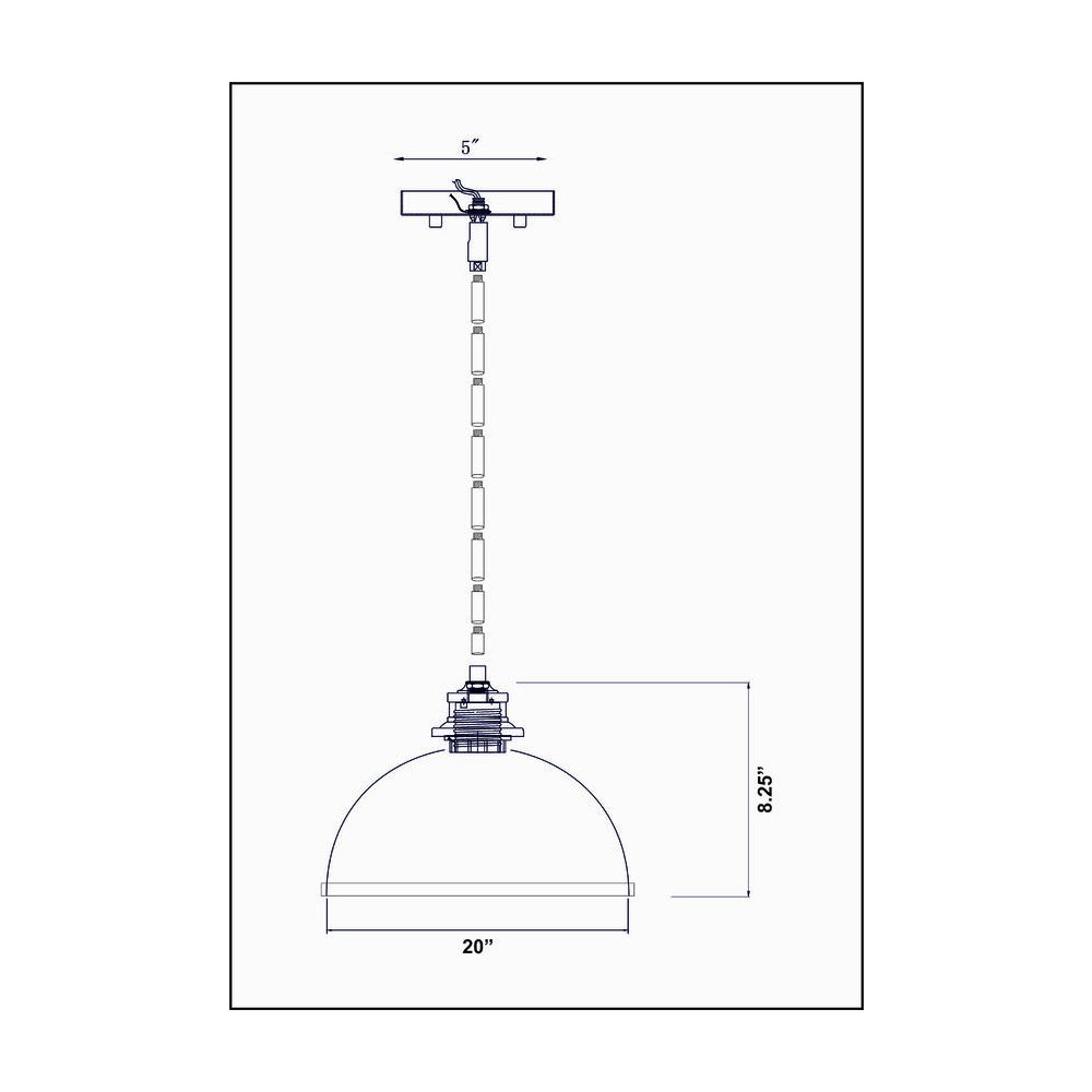 Z-Lite 1 Light Pendant. Picture 8