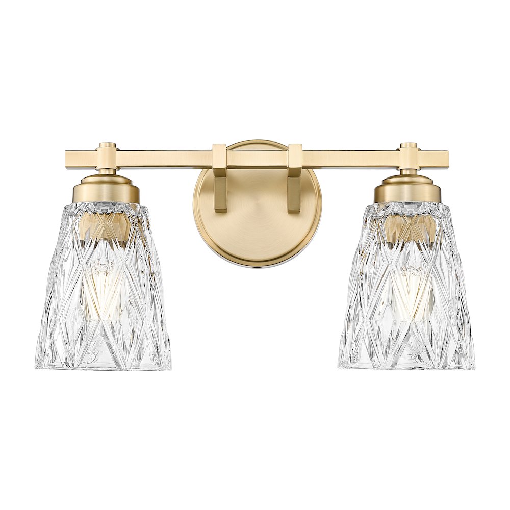 Z-Lite 2 Light Vanity, Modern Gold. Picture 2