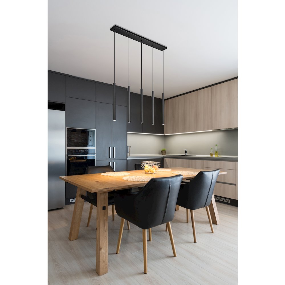 Z-Lite 5 Light Linear Chandelier. Picture 7