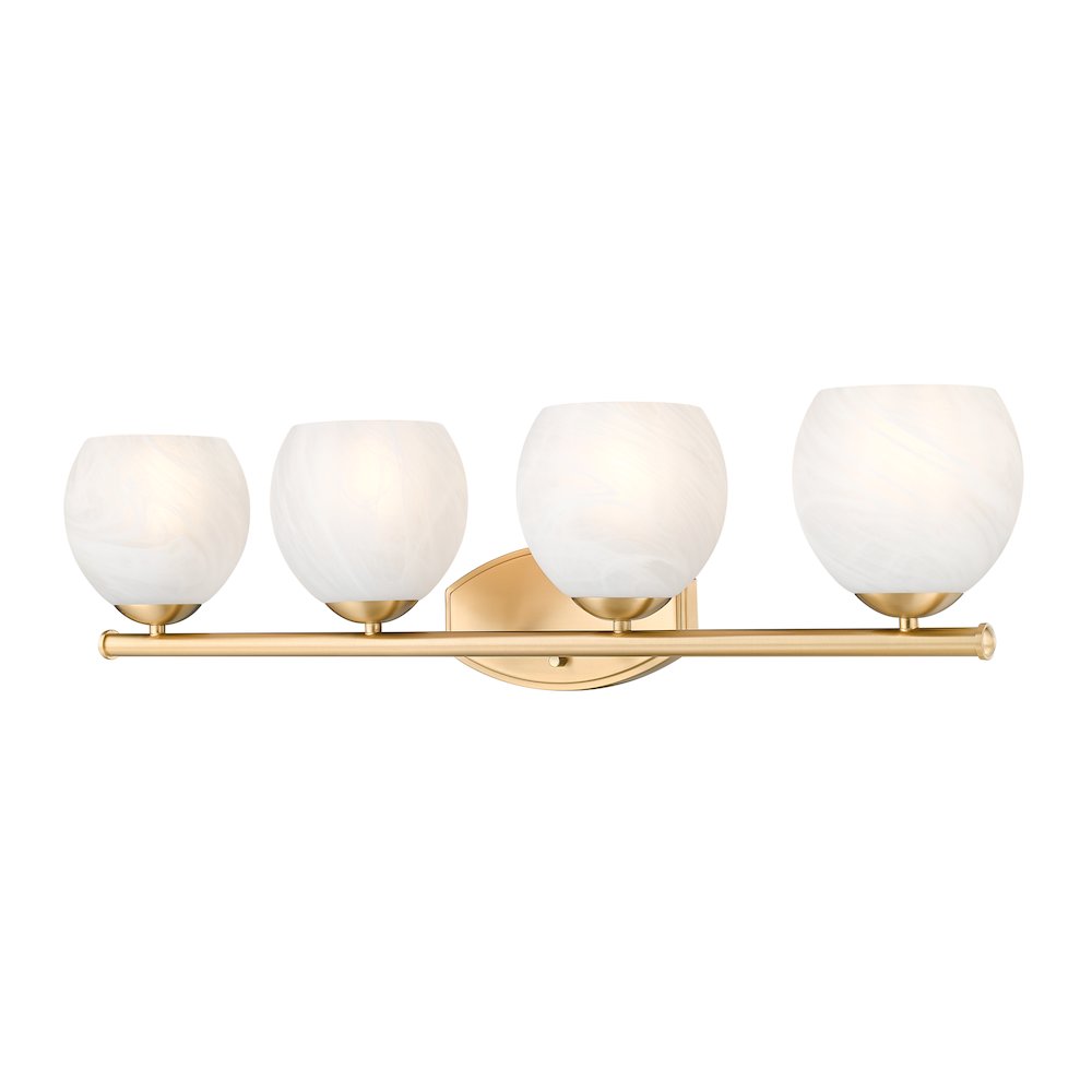 Z-Lite 4 Light Vanity, Modern Gold. Picture 1