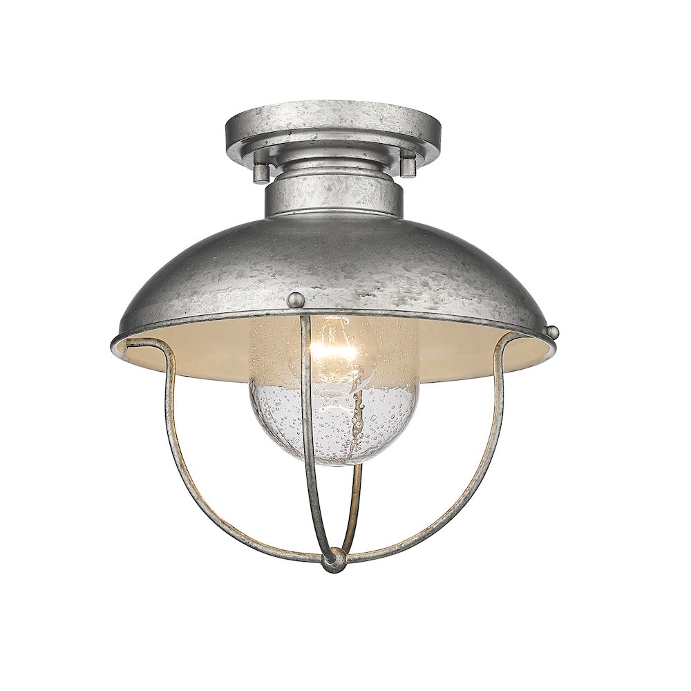 Z-Lite 1 Light Outdoor Flush Mount. Picture 1