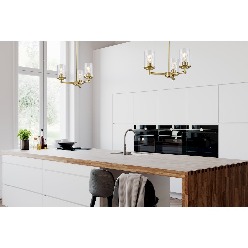 Z-Lite 3 Light Chandelier. Picture 6
